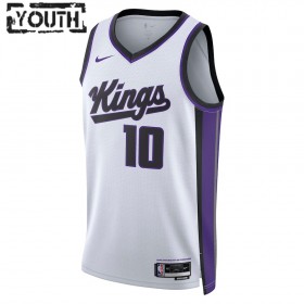 Sacramento Kings Domantas Sabonis Nike 2023-24 Association Edition Valkoinen Lasten Pelipaidat Swingman